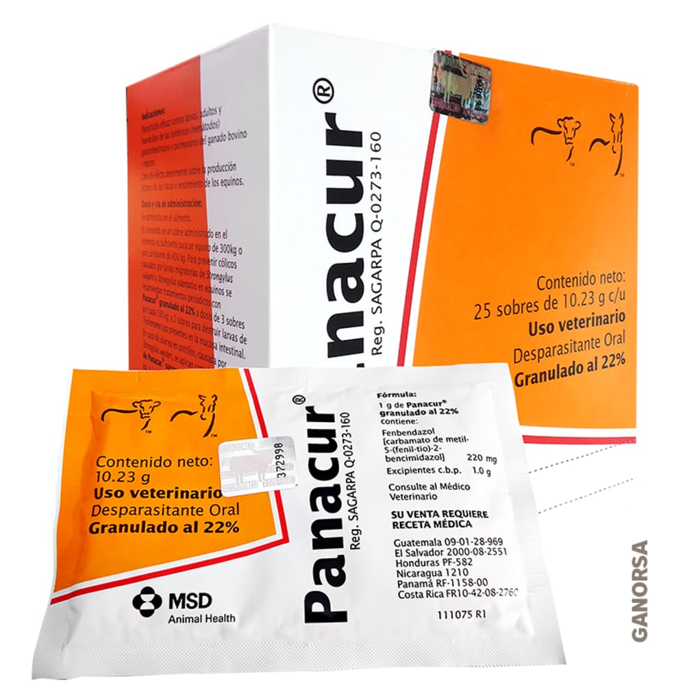 Imagen de PANACUR GRANULADO 22% 50 x 10.23g