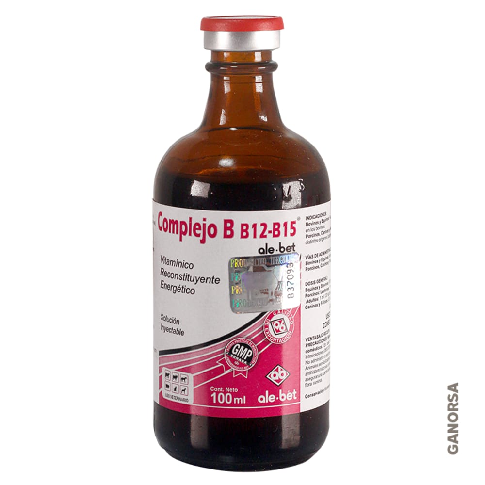 Imagen de COMPLEJO B  B12  B15  X 100 ML