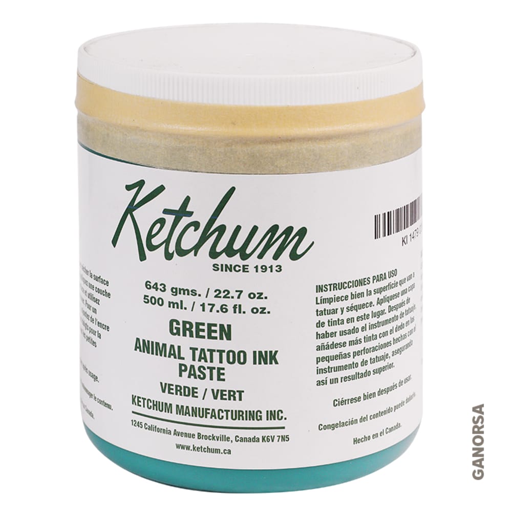 ´Producto PASTA VERDE PARA TATUAR IVS 22.7 ONZ
