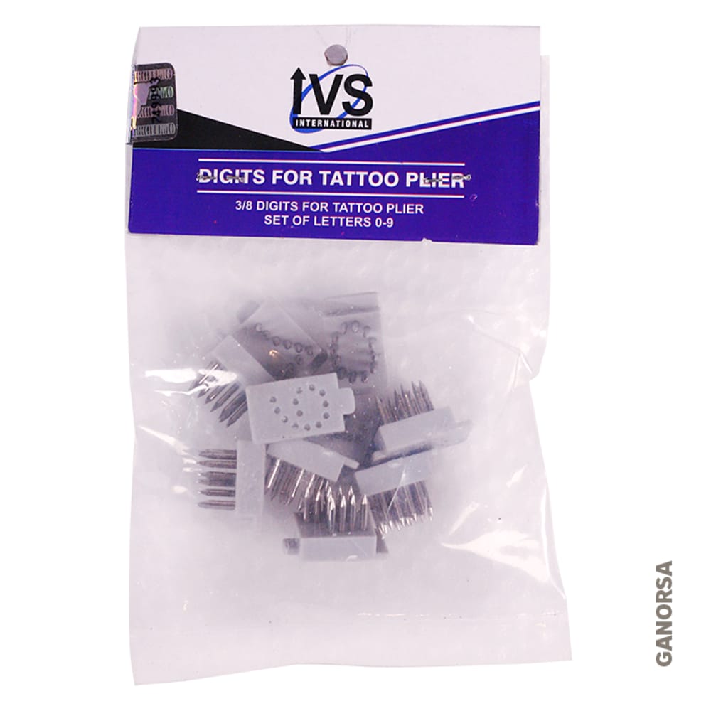 ´Producto JUEGO DE NUMEROS IVS 0-9 DE 3/8