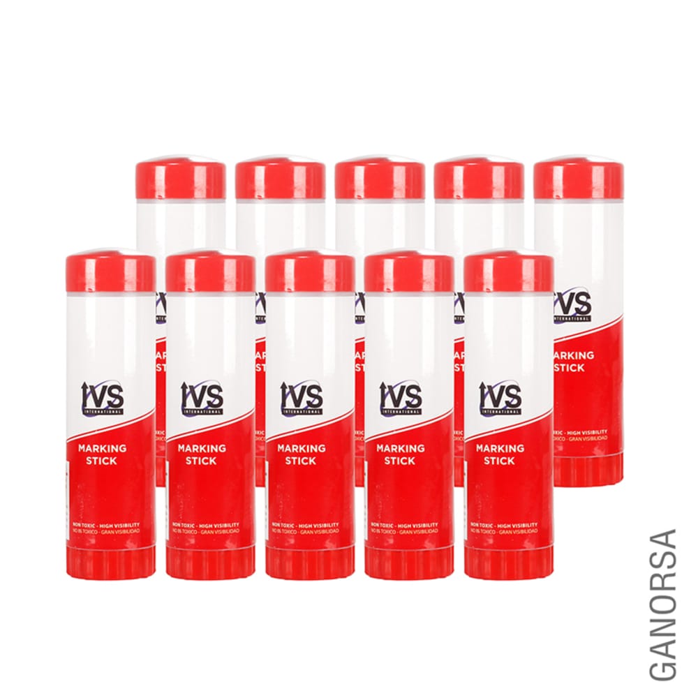 Imagen de CRAYON IVS PARA MARCAR GANADO ROJO 10U