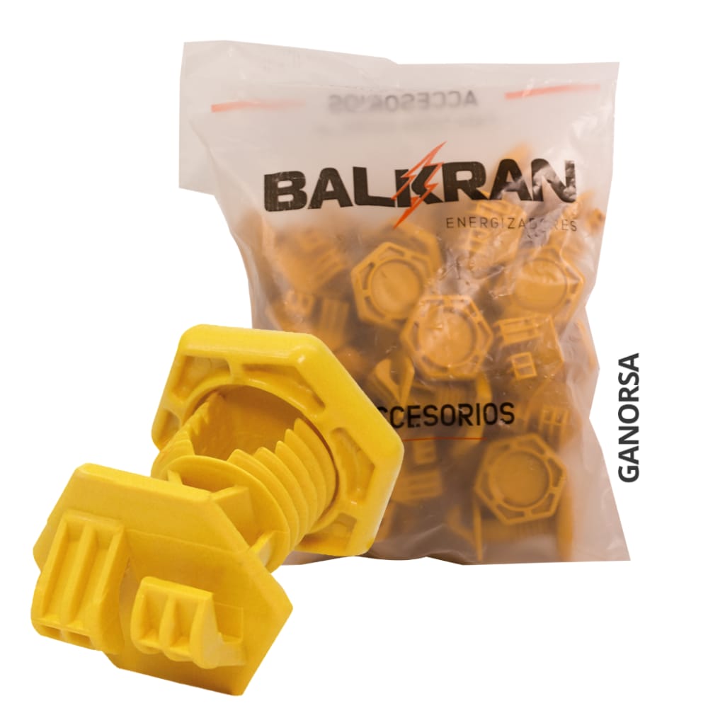 Imagen de AISLADOR PARA CINTA CORDON X 25 UDS