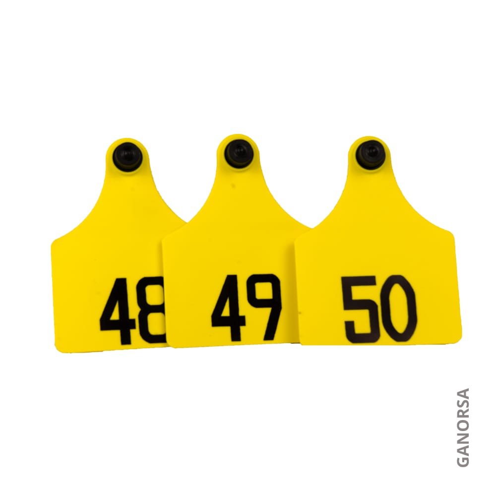 ´Producto ARETE EXTRA GRANDE ALLFLEX MAXI ULTRA AMARILLO 25 U