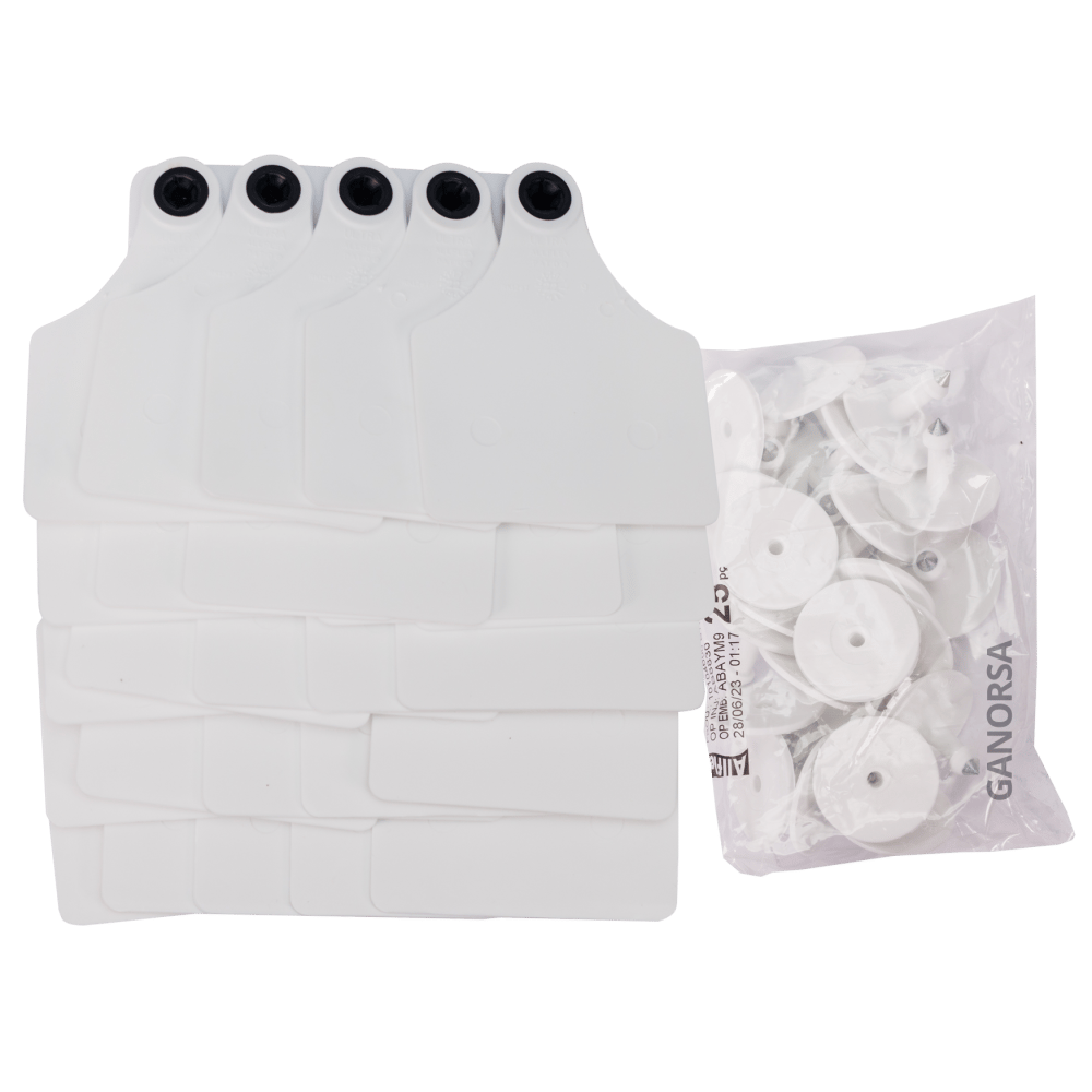 Imagen de ARETE EXTRA G. ALLFLEX MAXI ULTRA BLANCO NUMERADO U.