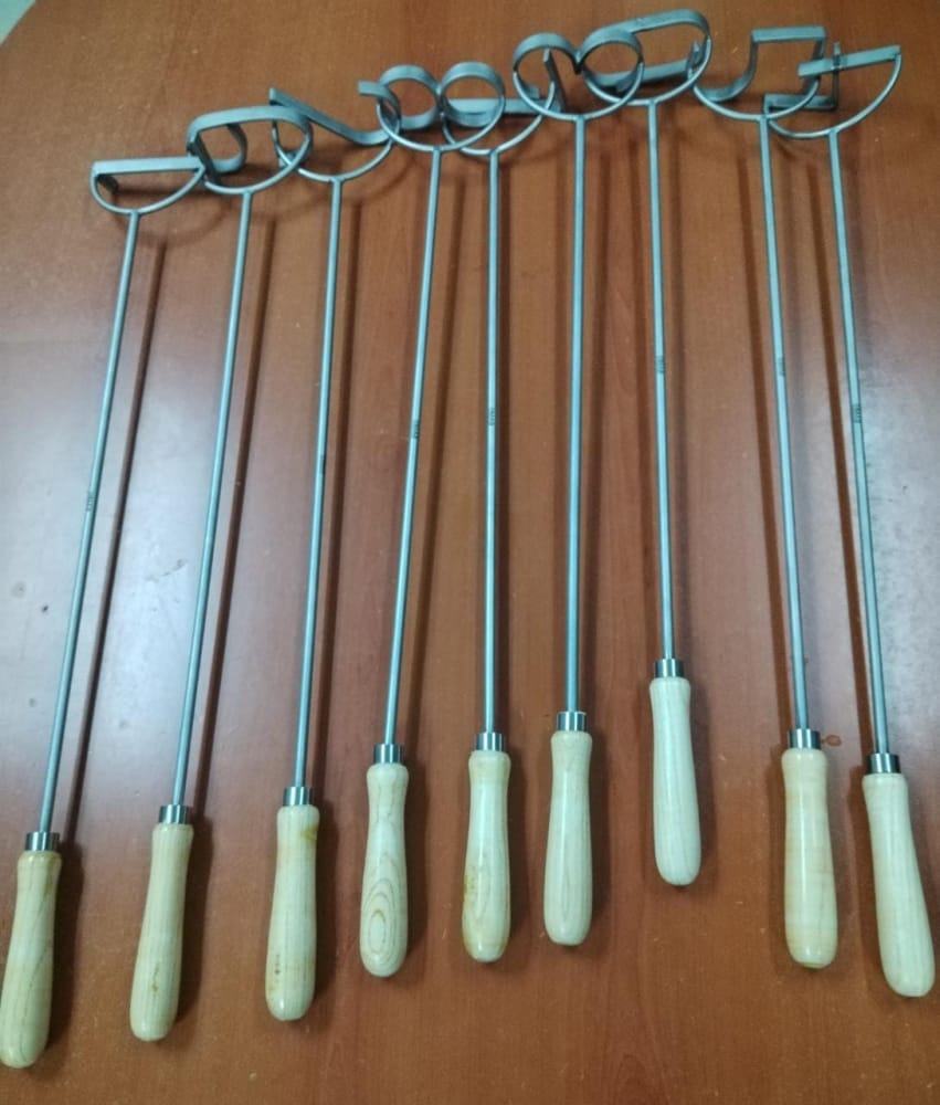 Imagen de JUEGO DE FIERROS DE ACERO NEGRO DEL 0 AL 9 (6CM)