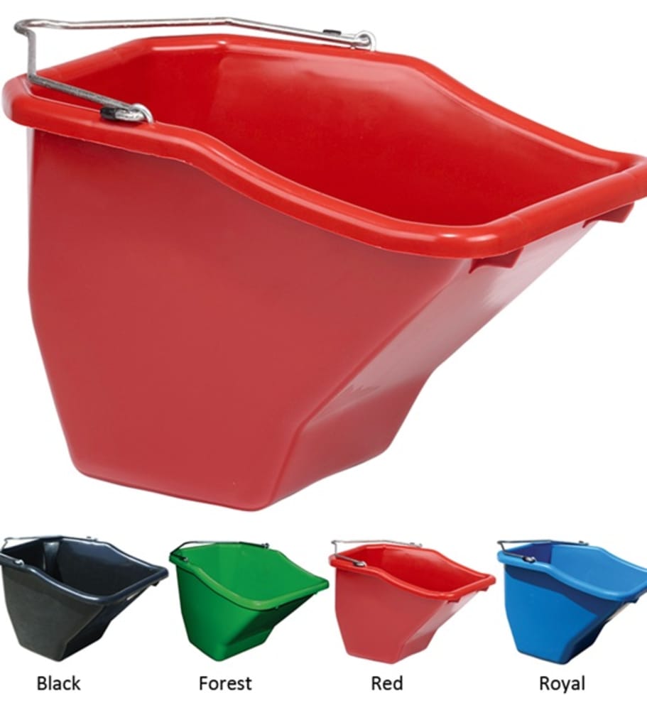 Imagen de CUBETA PLÁSTICA VERDE PARA GANADO DE 20 LITROS